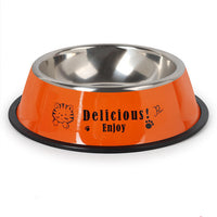 HKM-715091 Automatic Stainless Steel Dog Bowl with Complete Feeding Set – Durable and Easy to Clean