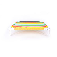 HKM-925203 Pet Camp Bed - Mesh and Oxford Cloth Dog Bed with Steel Frame, Available in Various Colors and Sizes (S/M)