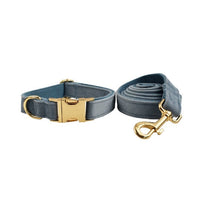 HKM-558867 Velvet Pet Collar and Leash Set with Bow Tie - Adjustable Sizes XS to XL