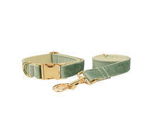 HKM-558867 Velvet Pet Collar and Leash Set with Bow Tie - Adjustable Sizes XS to XL