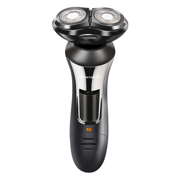 HKM-135379 3-in-1 Rechargeable Electric Rotary Shaver with Floating Cutting Heads for Comfortable Shaving