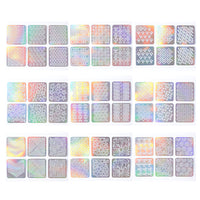 HKM-184531 Laser Cut Nail Art Vinyl Decal Stickers - 12/24 Sheets for Easy Nail Decoration