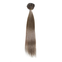 HKM-617363 22-Inch Clip-In Human Hair Extensions Set - 8 Pieces, Soft & Tangle-Free