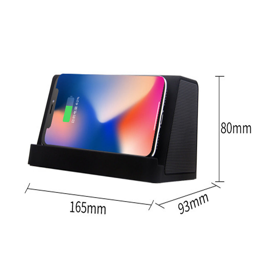 KTX-333715 Wireless Charging Bluetooth Speaker with 4000mAh Battery and Dual 3W Speakers