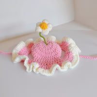 HKM-998035 Knit Cat and Dog Hat for Pets - Cute Cartoon Design, Warm Soft Fabric, Ideal for Halloween and Holiday Costumes