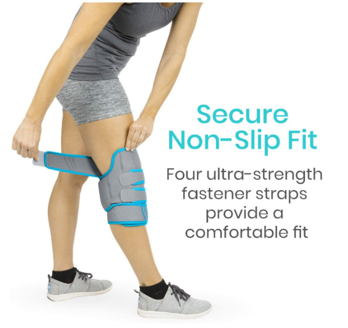 HKM-854099 Dual Temperature Gel Knee Support with Hot and Cold Therapy