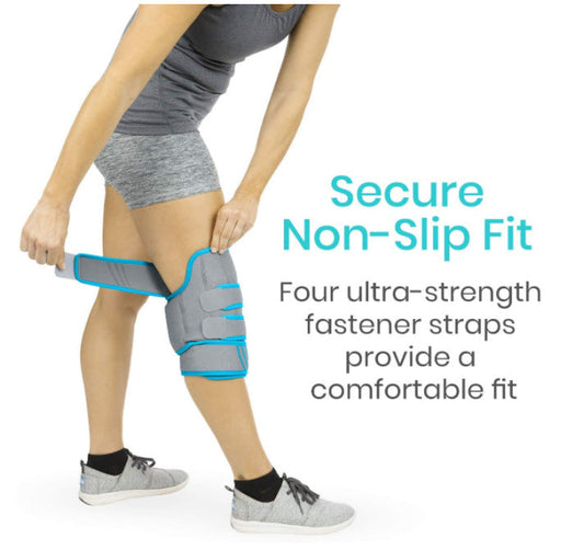 HKM-854099 Dual Temperature Gel Knee Support with Hot and Cold Therapy
