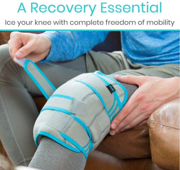 HKM-854099 Dual Temperature Gel Knee Support with Hot and Cold Therapy