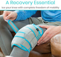 HKM-854099 Dual Temperature Gel Knee Support with Hot and Cold Therapy