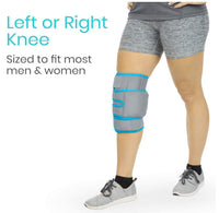 HKM-854099 Dual Temperature Gel Knee Support with Hot and Cold Therapy
