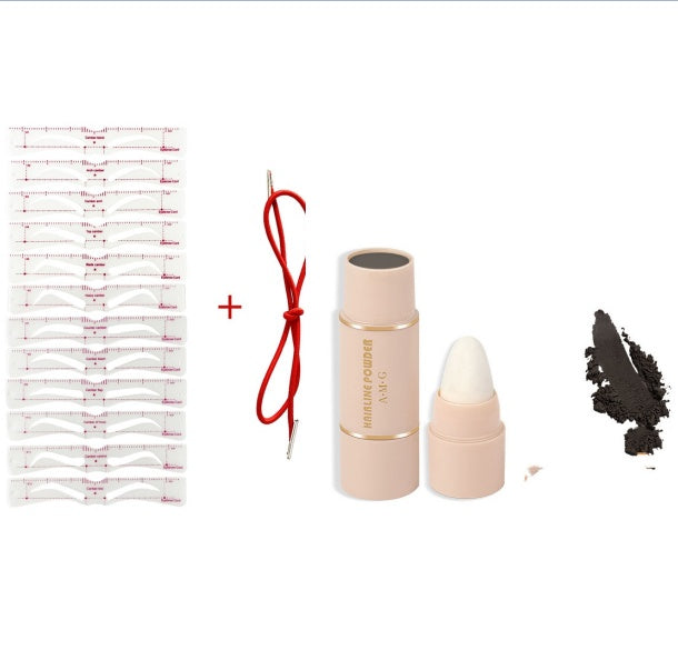 HKM-846547 Sponge Bullet Eyebrow Powder - Adjustable Shades for Natural Definition