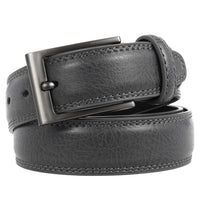 HKM-492179 Adjustable Casual Leather Belt with Pin Buckle for Men