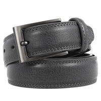 HKM-492179 Adjustable Casual Leather Belt with Pin Buckle for Men