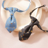 HKM-685011 Adjustable Designer Dog Collar with Golden Star Design for Small to Medium Dogs and Cats