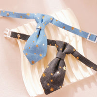 HKM-685011 Adjustable Designer Dog Collar with Golden Star Design for Small to Medium Dogs and Cats