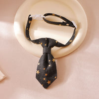 HKM-685011 Adjustable Designer Dog Collar with Golden Star Design for Small to Medium Dogs and Cats