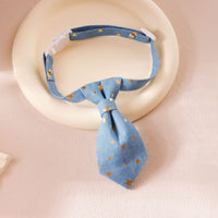 HKM-685011 Adjustable Designer Dog Collar with Golden Star Design for Small to Medium Dogs and Cats