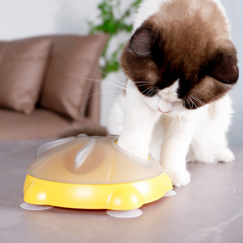 HKM-093843 Interactive Snack Bowl for Cats - Educational Pet Toy and Storage Solution