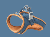 HKM-341011 Reflective Vest-Style Cat Harness with Anti-Stroke Resistance and Traction Rope for Safe Walking
