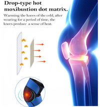 HKM-935315 Magnetic Knee Protector for Running, Cycling, and Card Games - Black Cloth Fabric