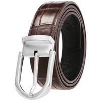 HKM-768979 Stainless Steel Pin Buckle Perforated Belt - Model LY35-61513-8