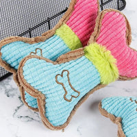 HKM-452307 Plush Squeaky Dog Toy for Small and Medium Breeds - Perfect for Puppy Teething and Aggressive Chewing