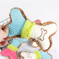 HKM-452307 Plush Squeaky Dog Toy for Small and Medium Breeds - Perfect for Puppy Teething and Aggressive Chewing