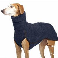 HKM-811155 Warm High Collar Fleece Coat for Medium to Large Dogs ¨C Ideal for French Bulldogs and Pitbulls