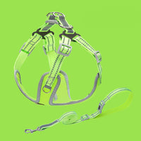 HKM-881107 Reflective Pet Vest Collar with Traction Rope for Small and Medium Dogs ¨C Comfortable, Durable, and Breathable Design