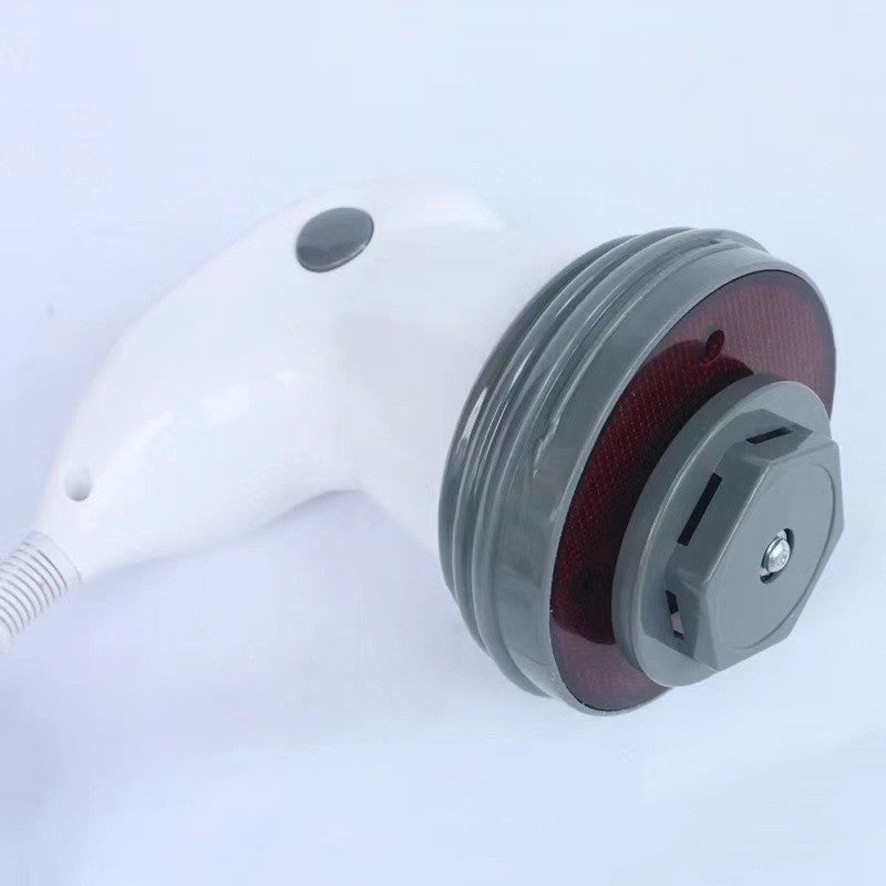 HKM-032467 Full-Body Hand-Held Fat Pushing Massager with Infrared Heating and Replaceable Massage Heads