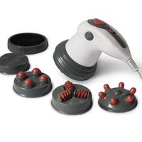 HKM-032467 Full-Body Hand-Held Fat Pushing Massager with Infrared Heating and Replaceable Massage Heads