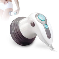 HKM-032467 Full-Body Hand-Held Fat Pushing Massager with Infrared Heating and Replaceable Massage Heads