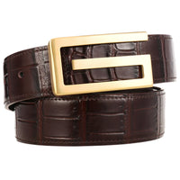 HKM-029971 Casual Stainless Steel Letter Belt for Everyday Fashion