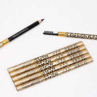 HKM-335443 Leopard Print Waterproof Eyebrow Pencil - Available in Black, Brown, Gray, and Light Brown