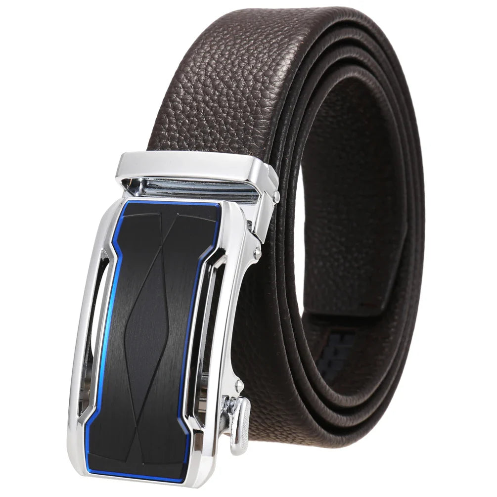 HKM-979091 Premium Men's Leather Cowhide Belt - Model LY36-24369-5