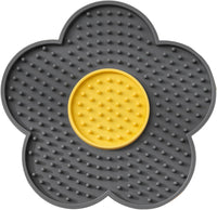 HKM-072595 Silicone Flower-Shaped Licking Mat with Suction Cups for Dogs and Cats, Slow Feeder for Treats