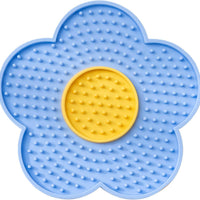 HKM-072595 Silicone Flower-Shaped Licking Mat with Suction Cups for Dogs and Cats, Slow Feeder for Treats