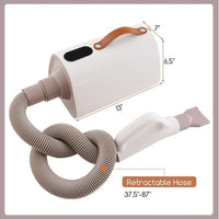 HKM-350099 Adjustable Dog and Cat Hair Blower with Negative Ion Technology and Smart LED Display
