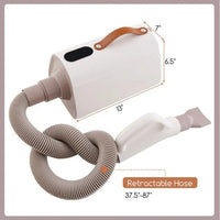 HKM-350099 Adjustable Dog and Cat Hair Blower with Negative Ion Technology and Smart LED Display