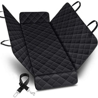 HKM-404051 Car Pet Cushion for Rear Seats - Black, 137x147cm Oxford Cloth with Waterproof Coating