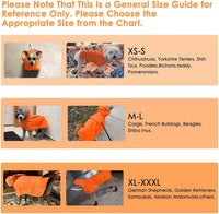 HKM-902227 Waterproof Breathable Dog Raincoat with Hood and Belly Protection for Small Dogs