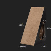 HKM-609043 Corrugated Vertical Cat Climbing Board with Grinding Claws for Scratching and Play