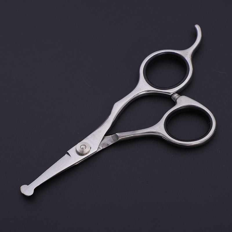 HKM-021267 Stainless Steel Pet Grooming Shears Set with Trimming Scissors, Combs, and Leather Case