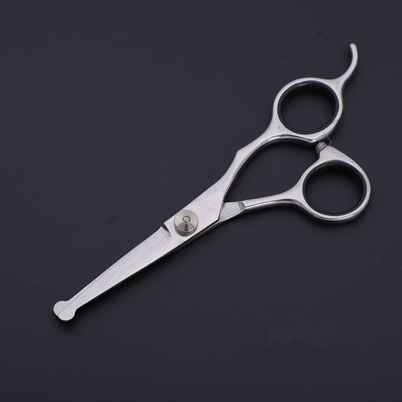 HKM-021267 Stainless Steel Pet Grooming Shears Set with Trimming Scissors, Combs, and Leather Case