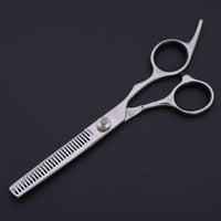 HKM-021267 Stainless Steel Pet Grooming Shears Set with Trimming Scissors, Combs, and Leather Case
