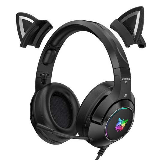 KTX-293587 Luminous Wired Headset with Microphone for Gaming and Audio Use