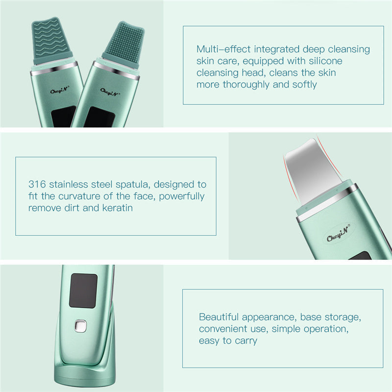 HKM-564051 Ultrasonic Negative Ion Blackhead Vacuum Cleaner with Deep Pore Cleansing and Nano Spray Function