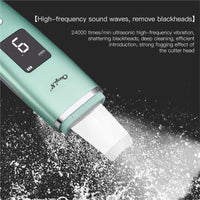 HKM-564051 Ultrasonic Negative Ion Blackhead Vacuum Cleaner with Deep Pore Cleansing and Nano Spray Function