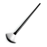 HKM-363923 Blush Loose Powder Makeup Brush with Man-Made Fiber Bristles in Elegant Silver or Color Options