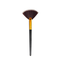 HKM-363923 Blush Loose Powder Makeup Brush with Man-Made Fiber Bristles in Elegant Silver or Color Options